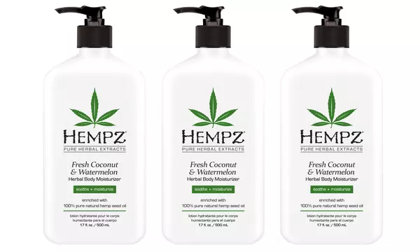 Hempz Herbal Body Moisturizer 17oz each (2pk or 3pk options) - Second Medium