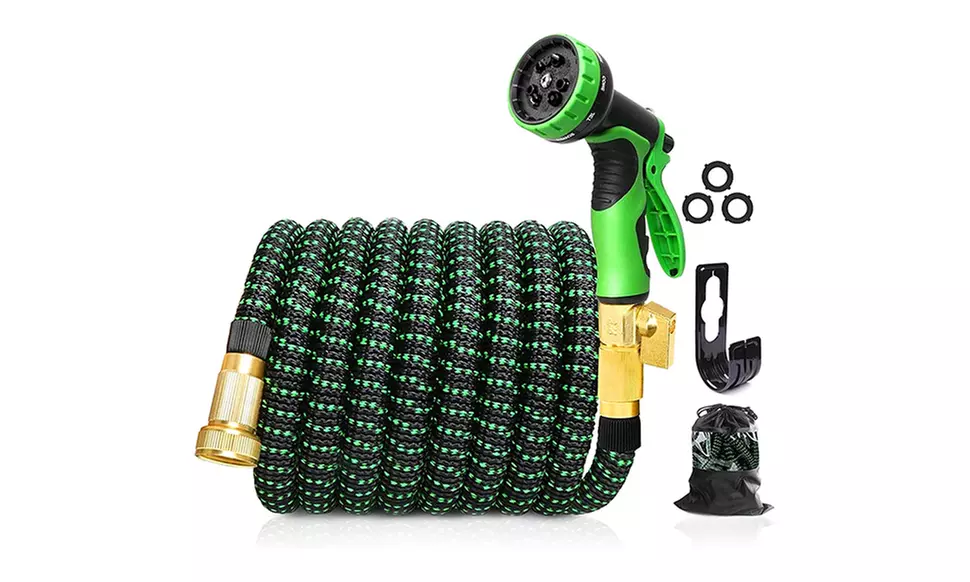 Expanding Garden Watering Hoses with Spray Nozzle (25-100ft) - Second Medium