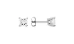 Paris Jewelry 14k Gold Princess Cut Created Diamond Stud Earrings Men & Women