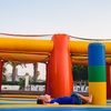 Image 2: 15 Ft Tropical Slide with Mickey Bounce Combo or Flamin' Wave Rental 