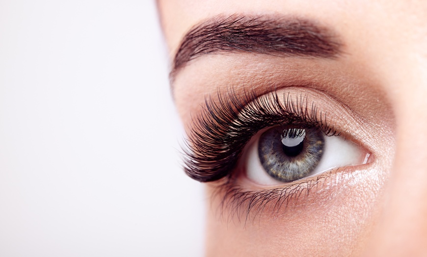 Image 1: One Full Set of Classic, Hybrid, or Volume Eyelash Extensions at Lash No. 1 (Up to 64% Off)