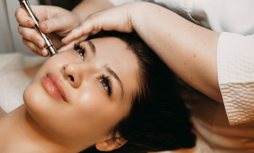 Image 1: One or Three Sessions Dermapen Microneedling with Optional LED Therapy