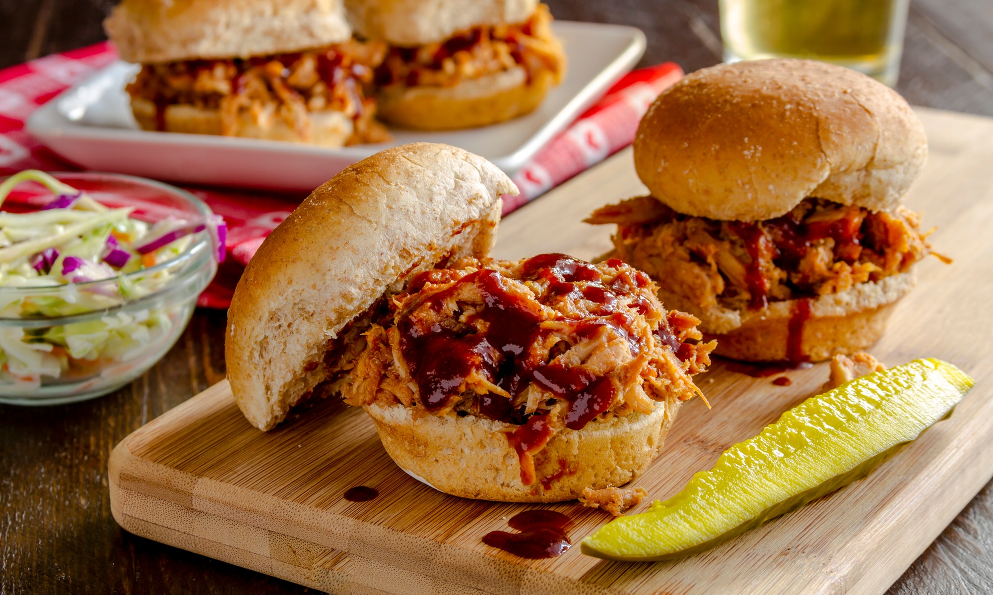 Two or Four Sandwiches (Pulled Pork or Link)