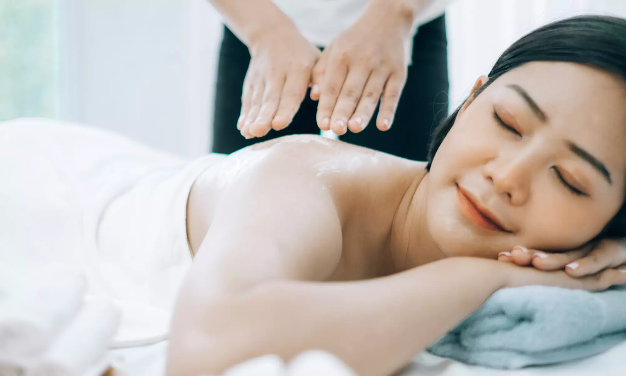 Relax with One or Couples 90 Minute Pampering Package with Massage, Reflexology and Aromatherapy (Up to 19%Off) - Primary Image