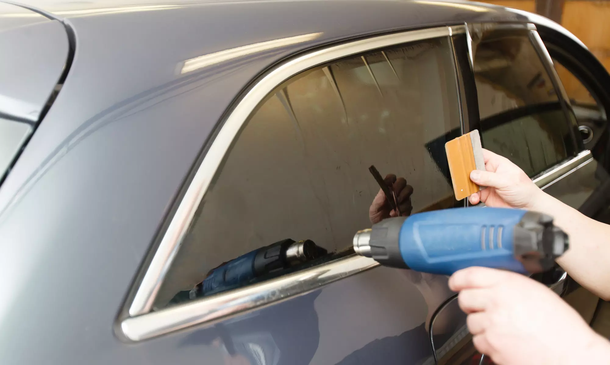 Bensonhurst Tinting Offers Front Window Tinting with Regular Dye, Carbon or Ceramic Film (Up to 42% Off) - Primary Image