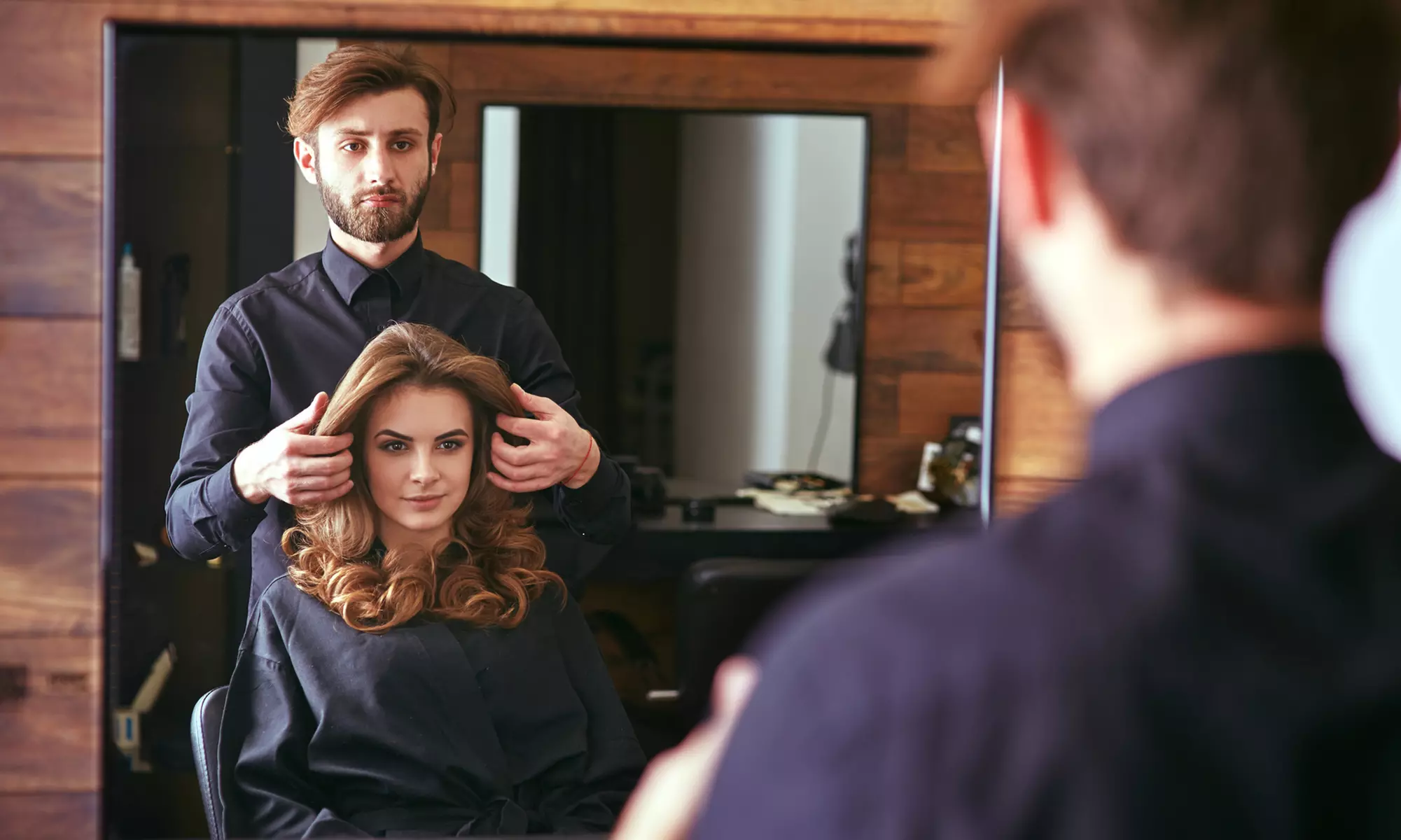 Women Haircut w/ Deep Conditioning & Blow Out, Color & Highlights at Behind The Chair Institute (Up To 79% Off) - Primary Image