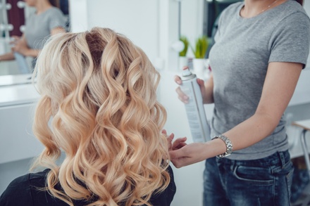Single Process Color, Haircut and Blowdry - April Joy Beauty - Studio
