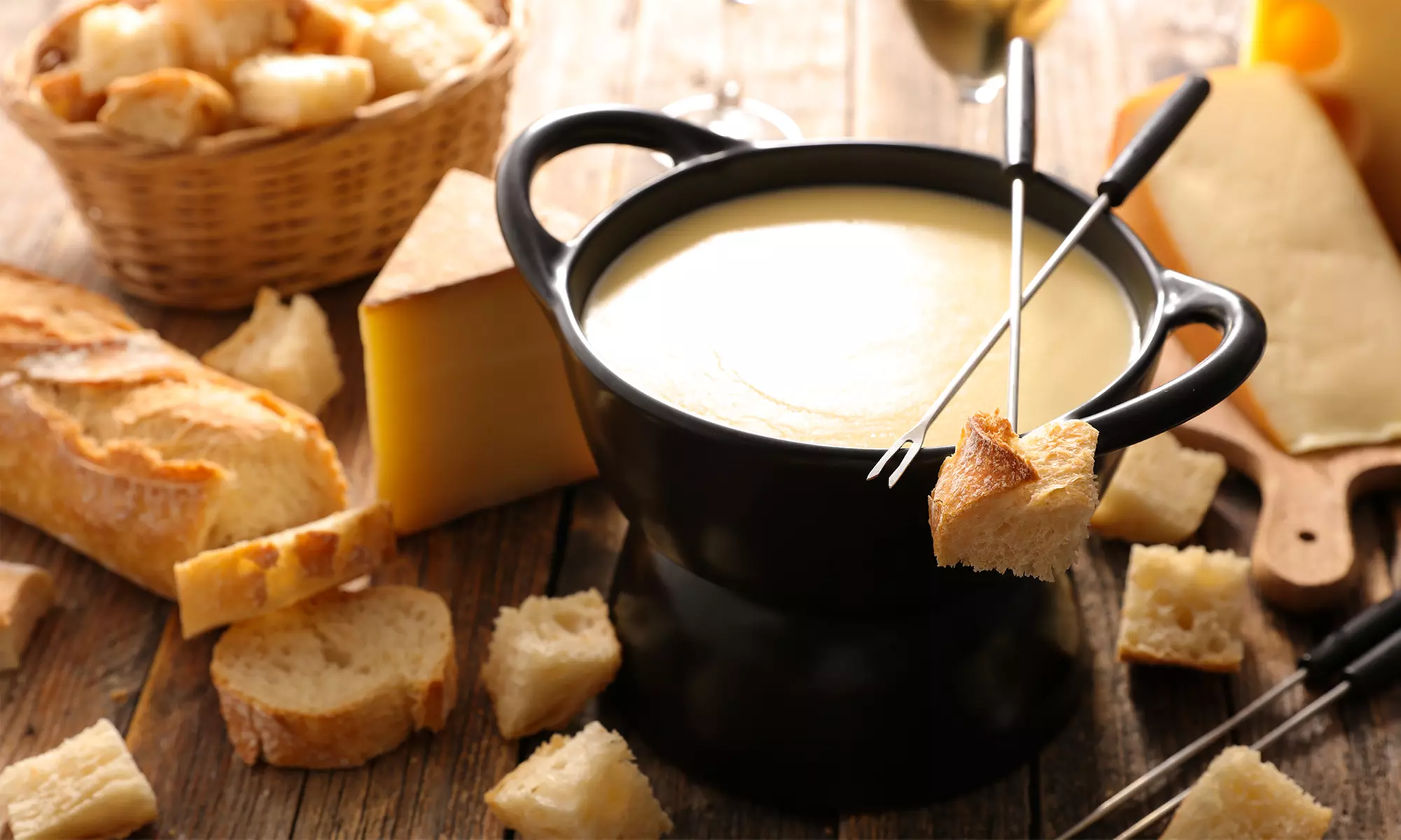 Fondue and Drinks at Bleu Flames (Up to 19% Off). Four Options Available. - Primary Image