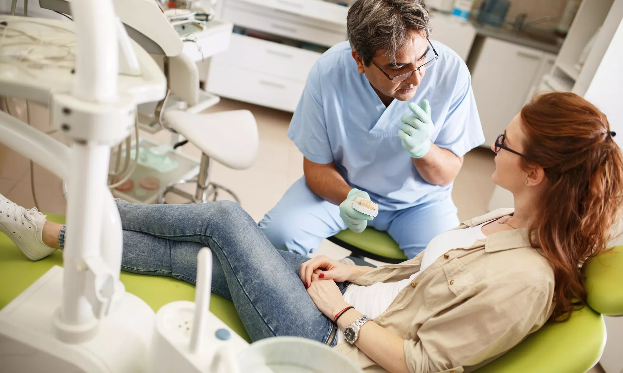 Spa-like care w/laser teeth whitening session/dental care at 5D Smiles