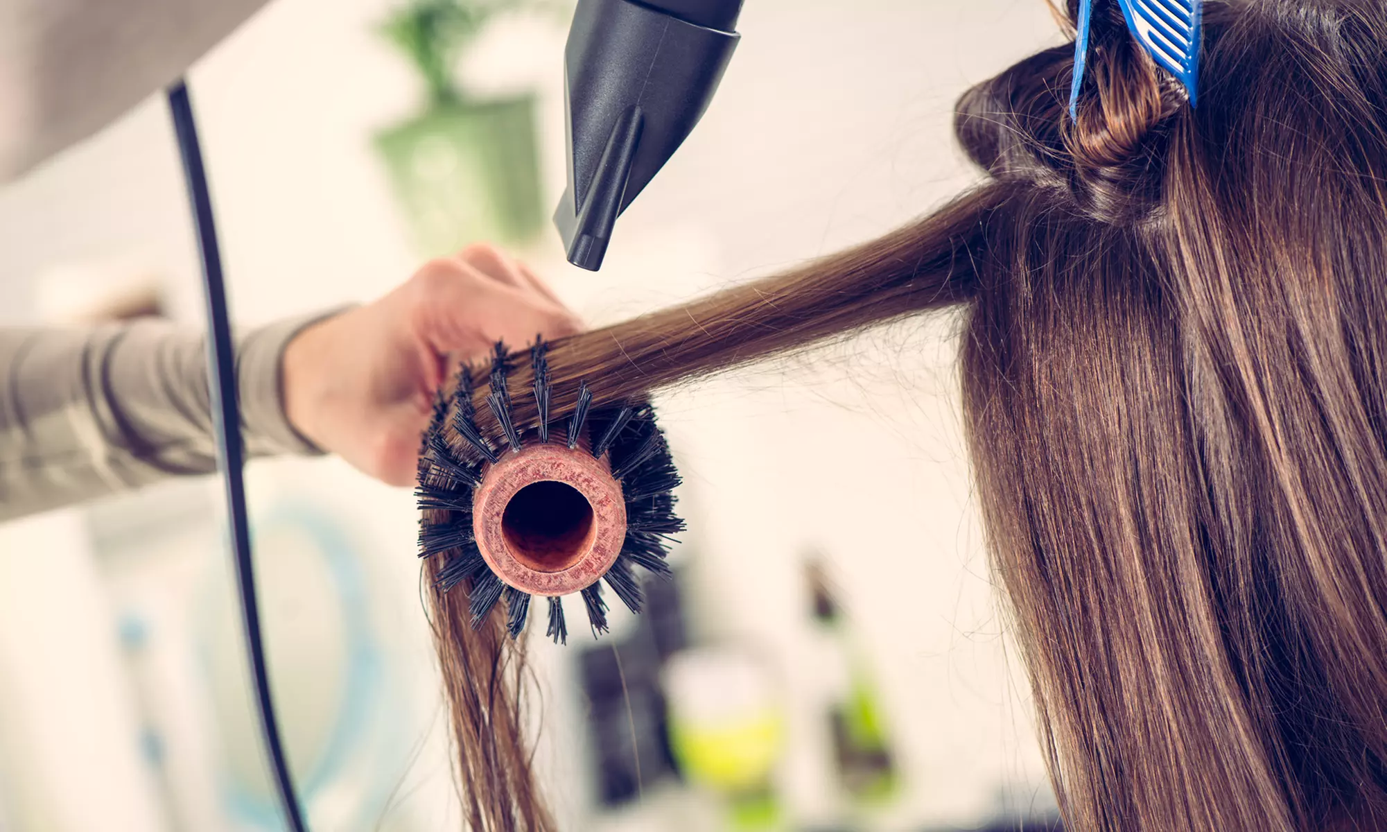 Haircut and Blow-Dry with Optional Olaplex Treatment at U.b.U Color Salon (Up to 55% Off) - Primary Image