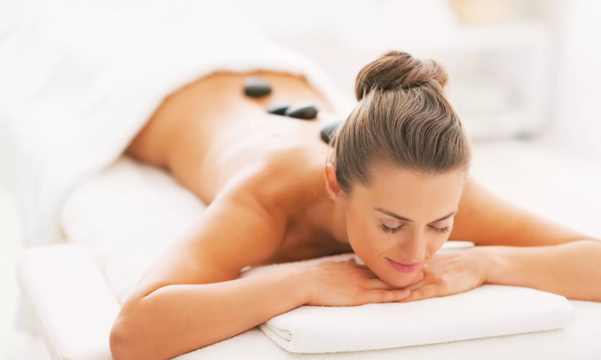 Aromatherapy Oil Massage + Hot Stones for One or Couples 