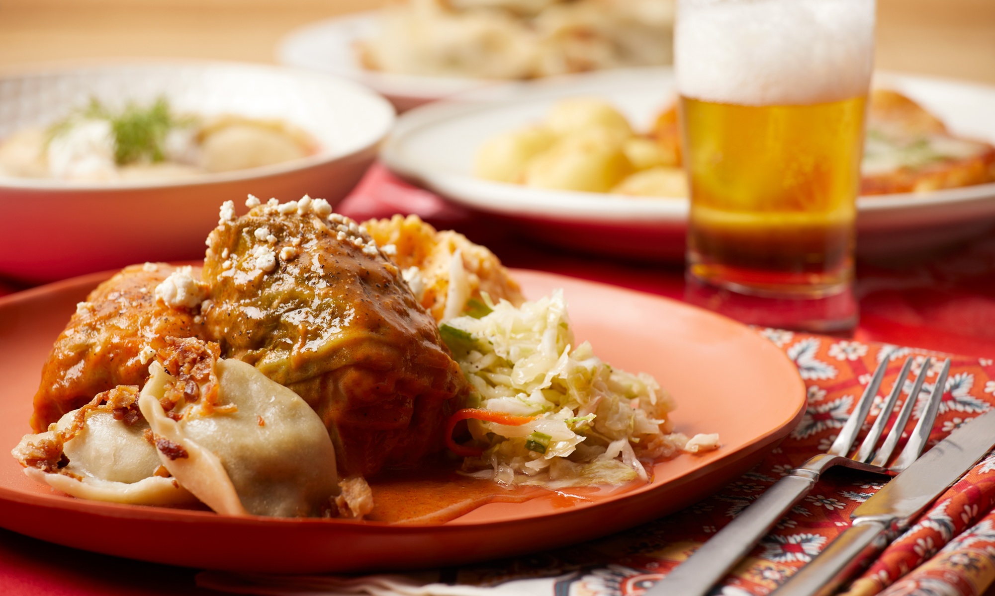 Experience Polish and American Cuisine in a Cozy Atmosphere