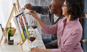 Enjoy a two-hour BYOB painting class with ArteVino Studio Millburn, where you can create art and sip your drinks, up to 52% off