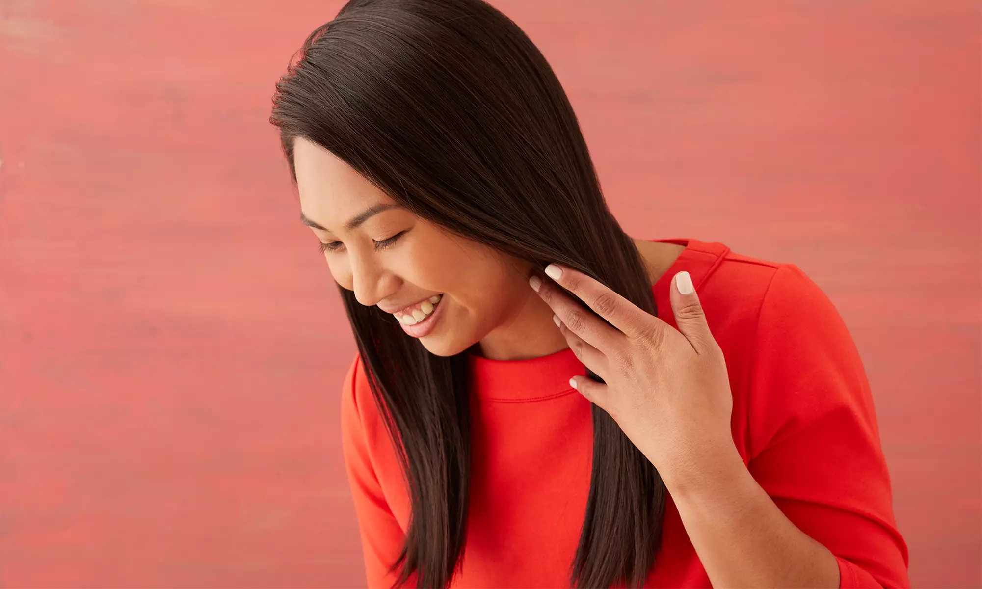 Transform your hair with Holiday Hair Salon's Japanese Straightening Treatment, offering sleek results with up to 40% off. - Primary Image
