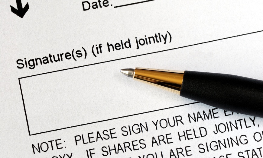 Image 1: Notary Services: Apostille and Signature Options Available