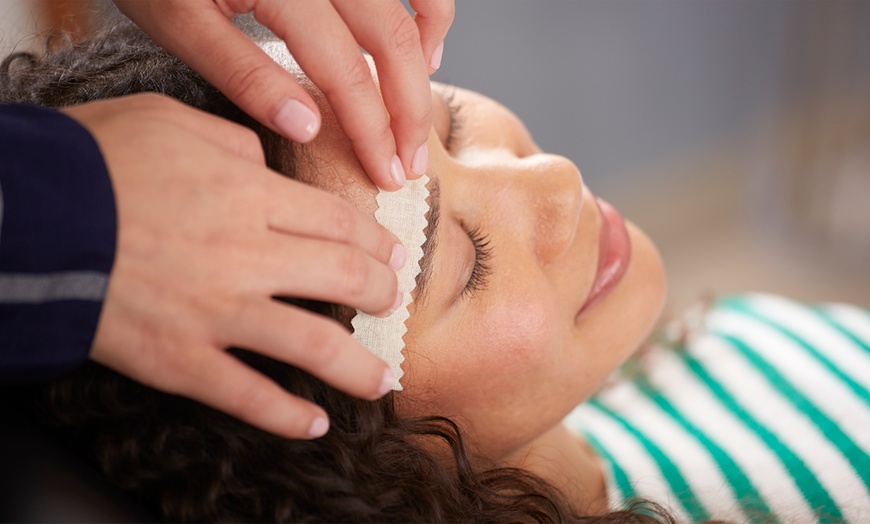 Image 1: $70 for brow lamination + brow tint + brow wax