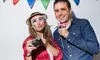 30- or 60-Minute Photo Shoot with Five or 10 Retouched Images from Affordable Photo Booths (Up to 85% Off)