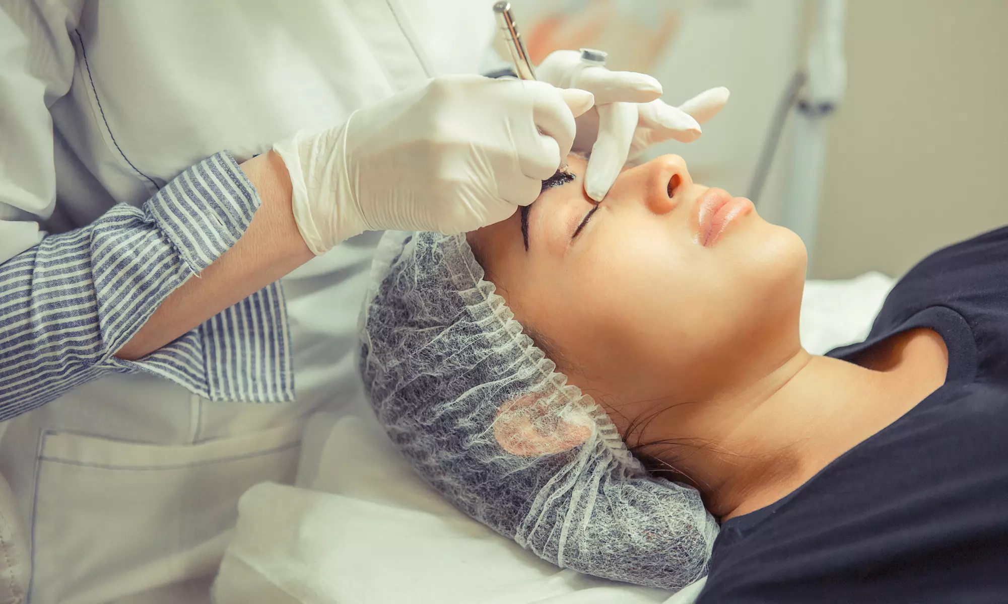 Enhance brows with Forget-Me-Not Aesthetics' microblading & ombre shading sessions, up to 37% off. - Primary Image