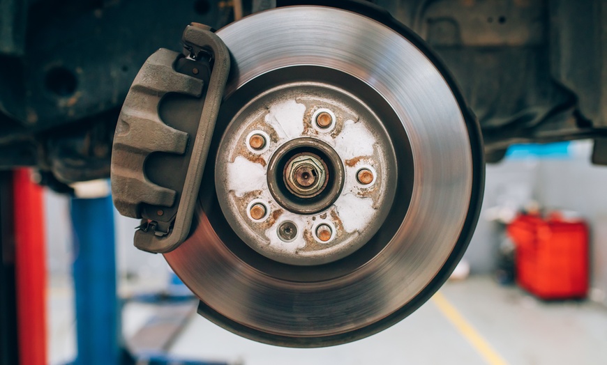 Image 1: Enjoy Front and Rear Brake Pad Replacement at Don's D.I. Service with up to 51% Off for Safe and Smooth Driving