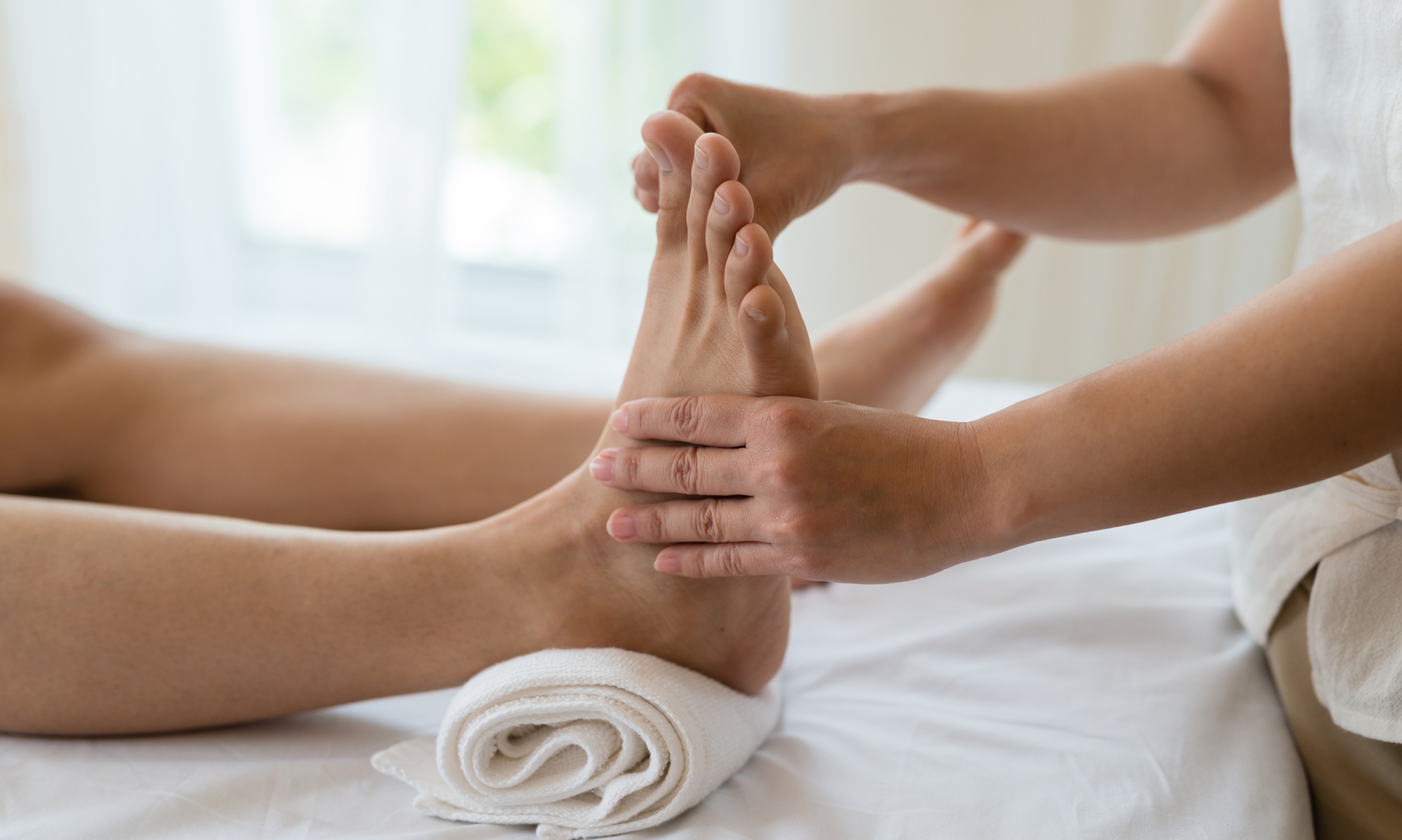 Entspannungspaket für die Füße mit Fußreflexzonen-Massage und mehr