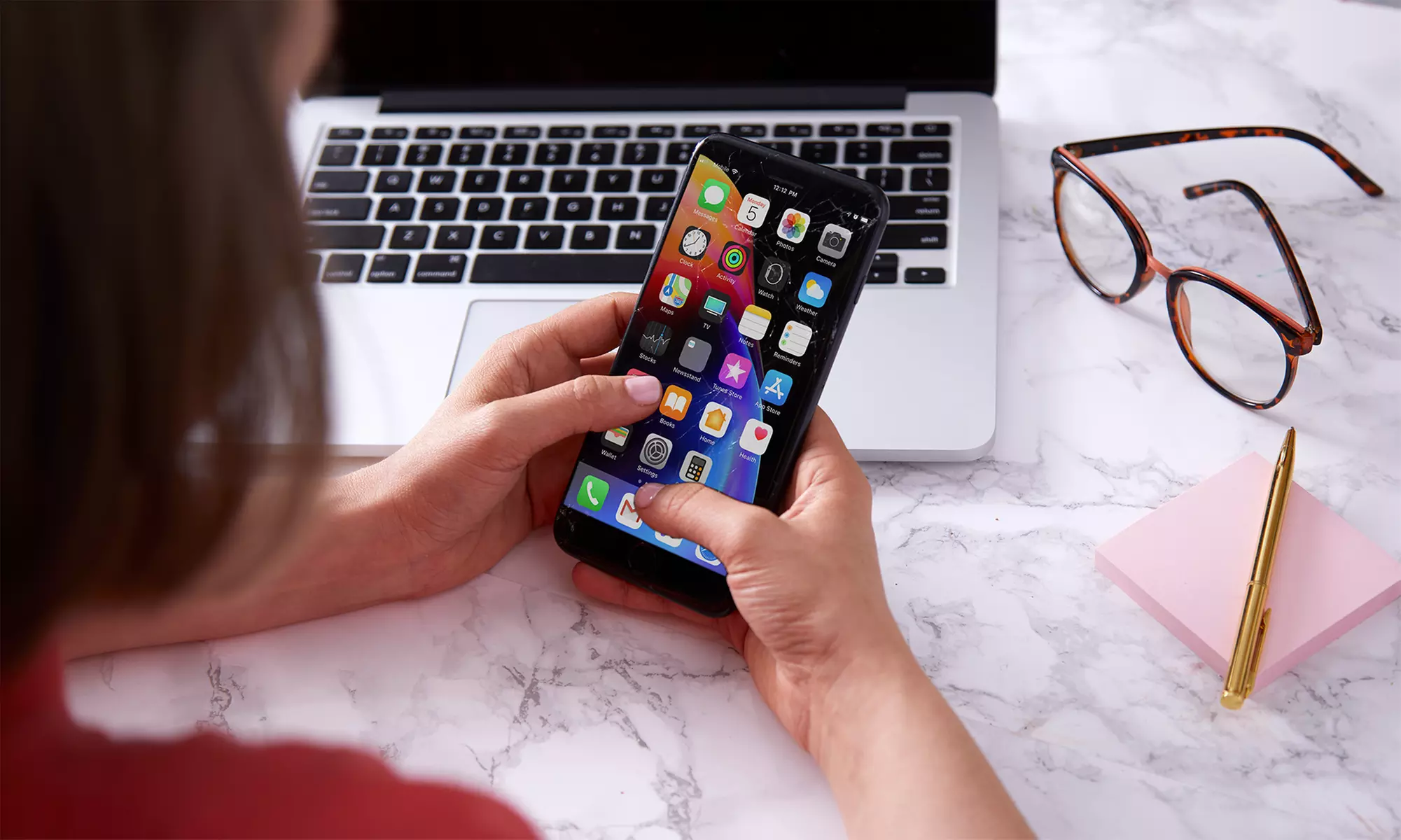 iPhone, iPad, or Samsung Glass Screen Repair at Woodlands iPhone Repair (Up to 76% Off). 16 Options Available. - Primary Image