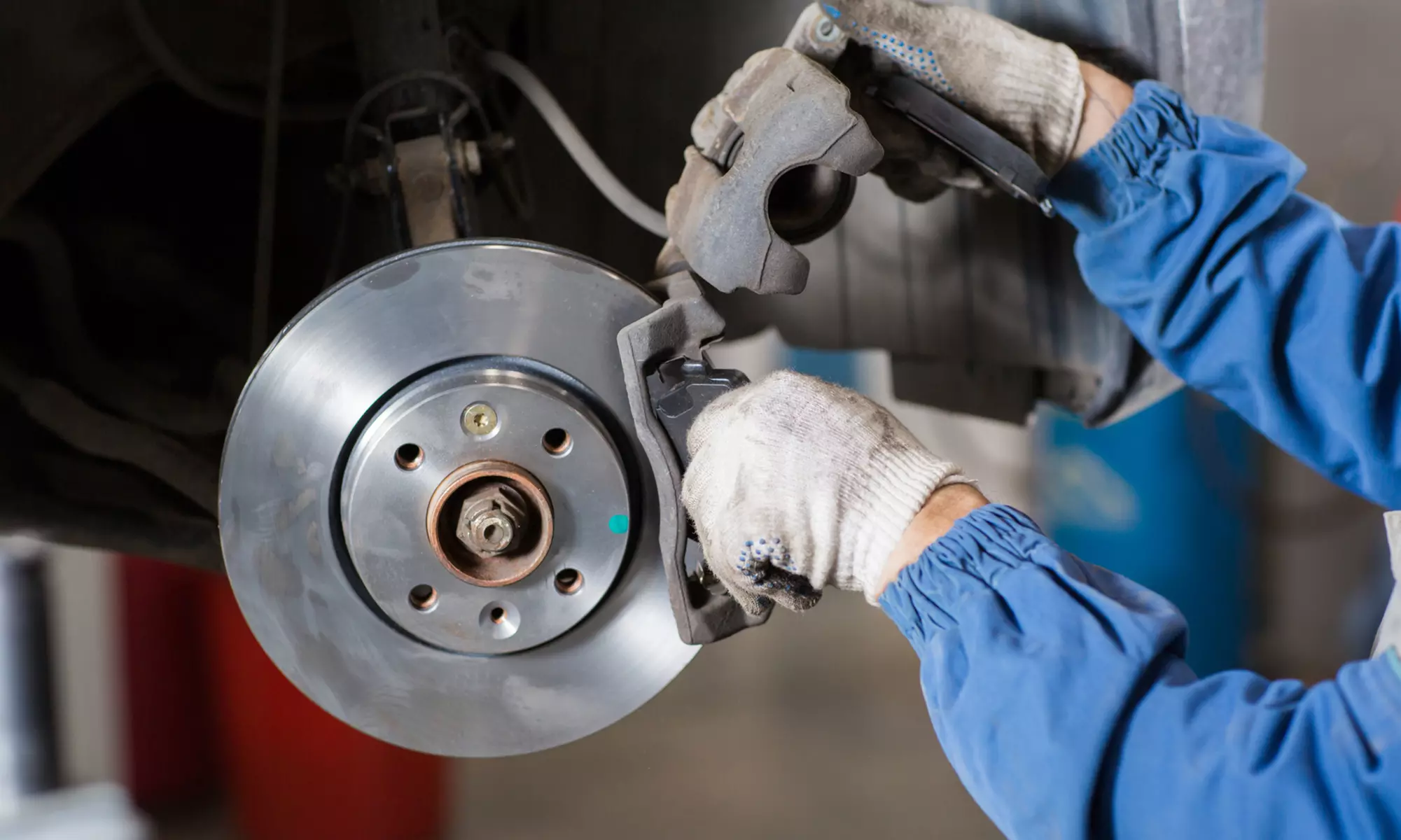 Get Full Brake Replacement with Rotors and Pads or Brake Fluid Flush