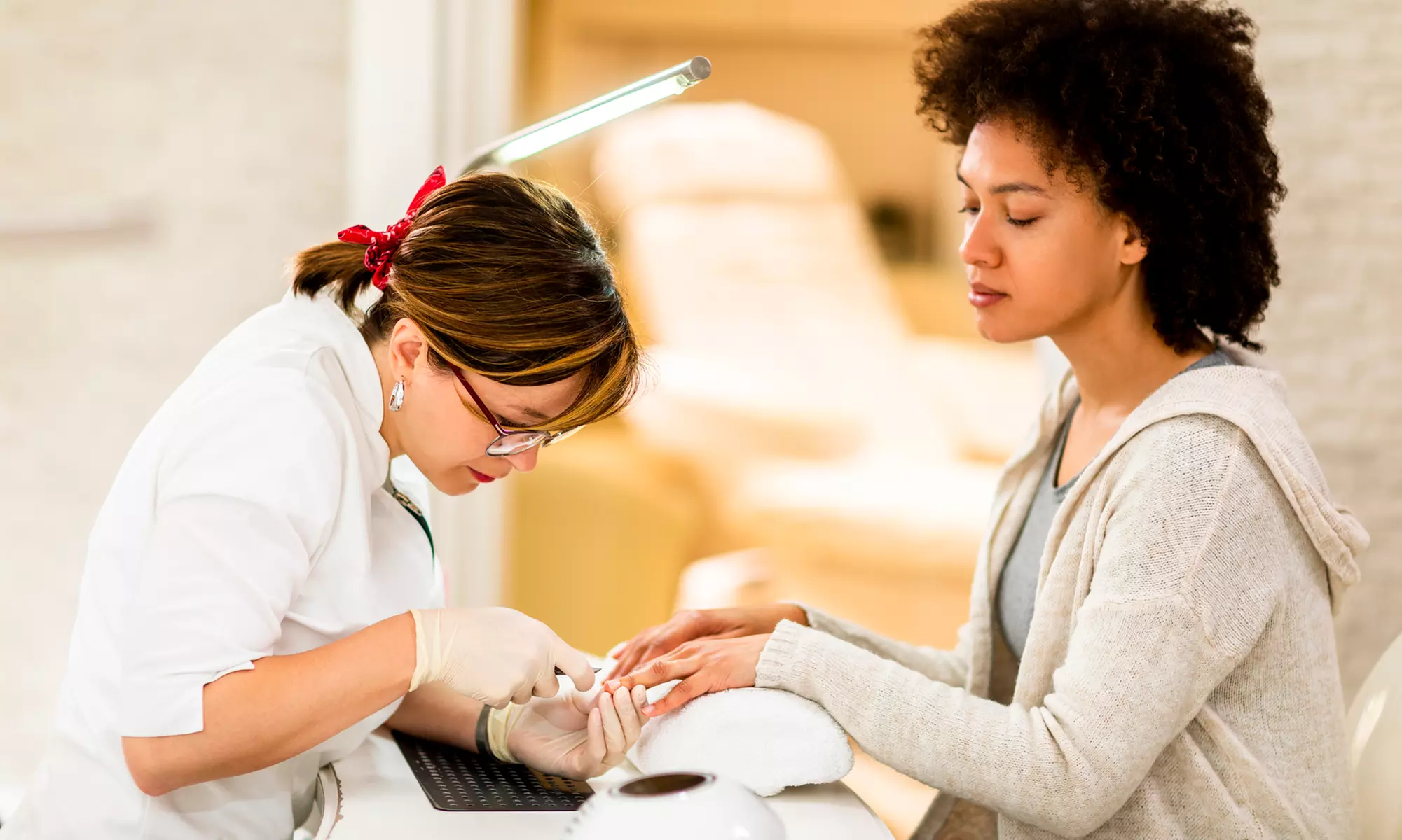 Choose from Classic or Gel  Manicure / Pedicure