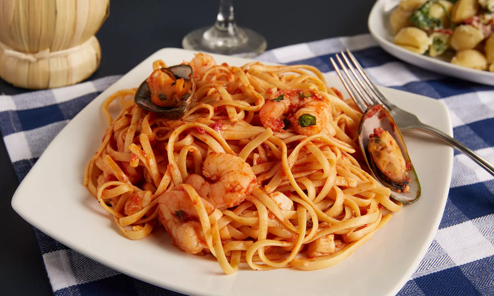 Italienisches 3-Gänge-Menü für 2 oder 4 Personen