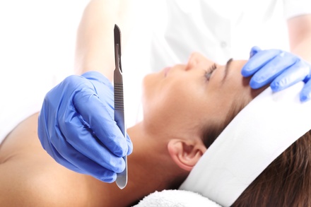 One Dermaplaning Facial, Vitamin C Firming Mask, Red LED Light - Vitality Vision Med Spa & Wellness