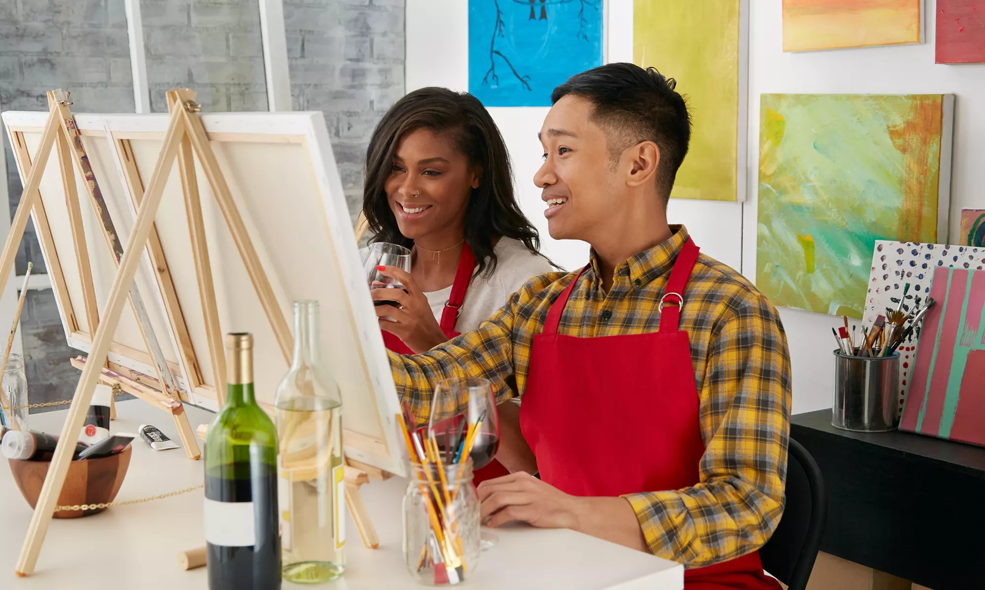 BYOB Painting or Drawing Class for One or Two at Art Ex-POUR-ation (Up to 51% Off) - Primary Image