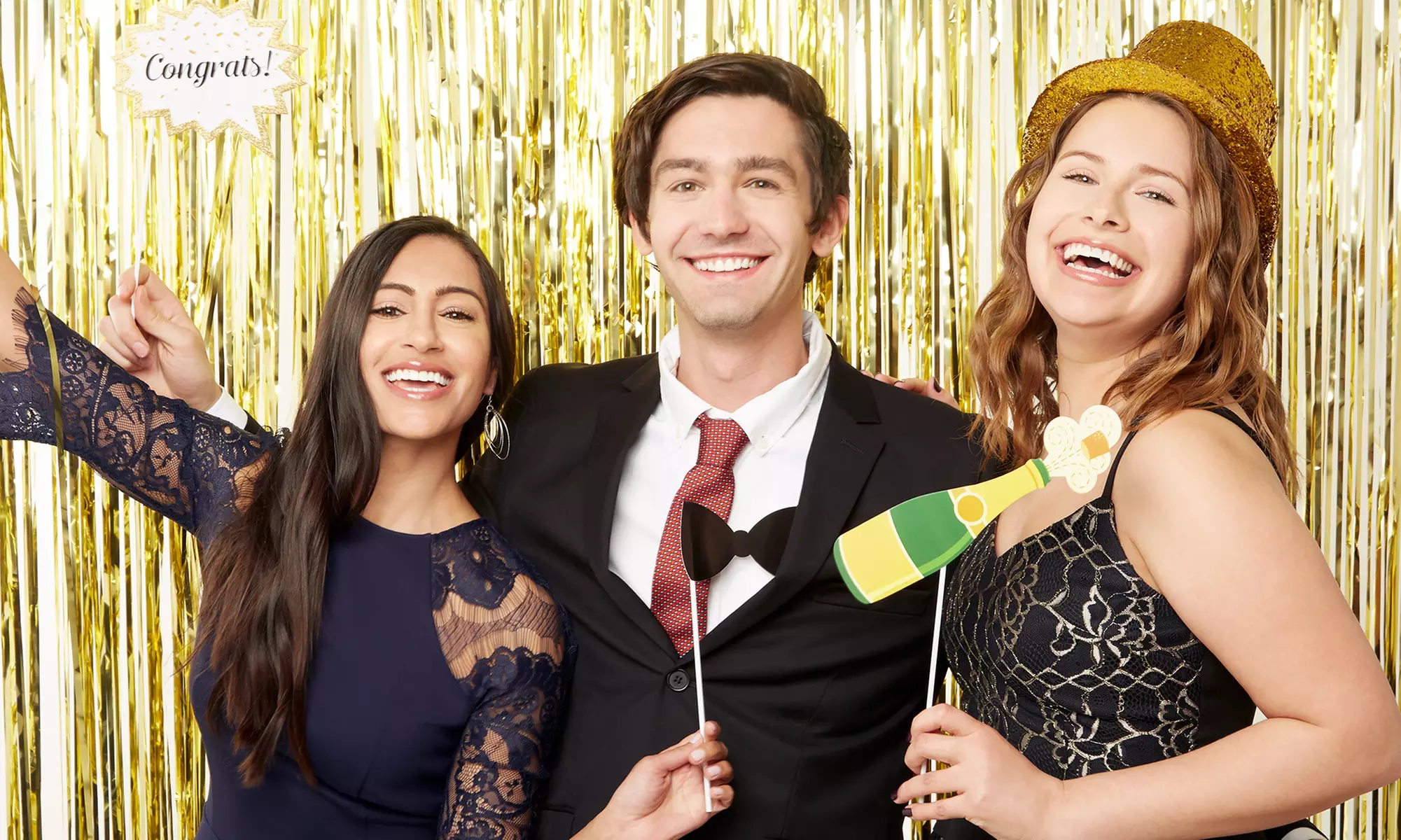 3-Hour Photo Booth Session: Choice of Silver, Gold, or Platinum Package at Infinite Pix (Up to 45% Off) - Primary Image