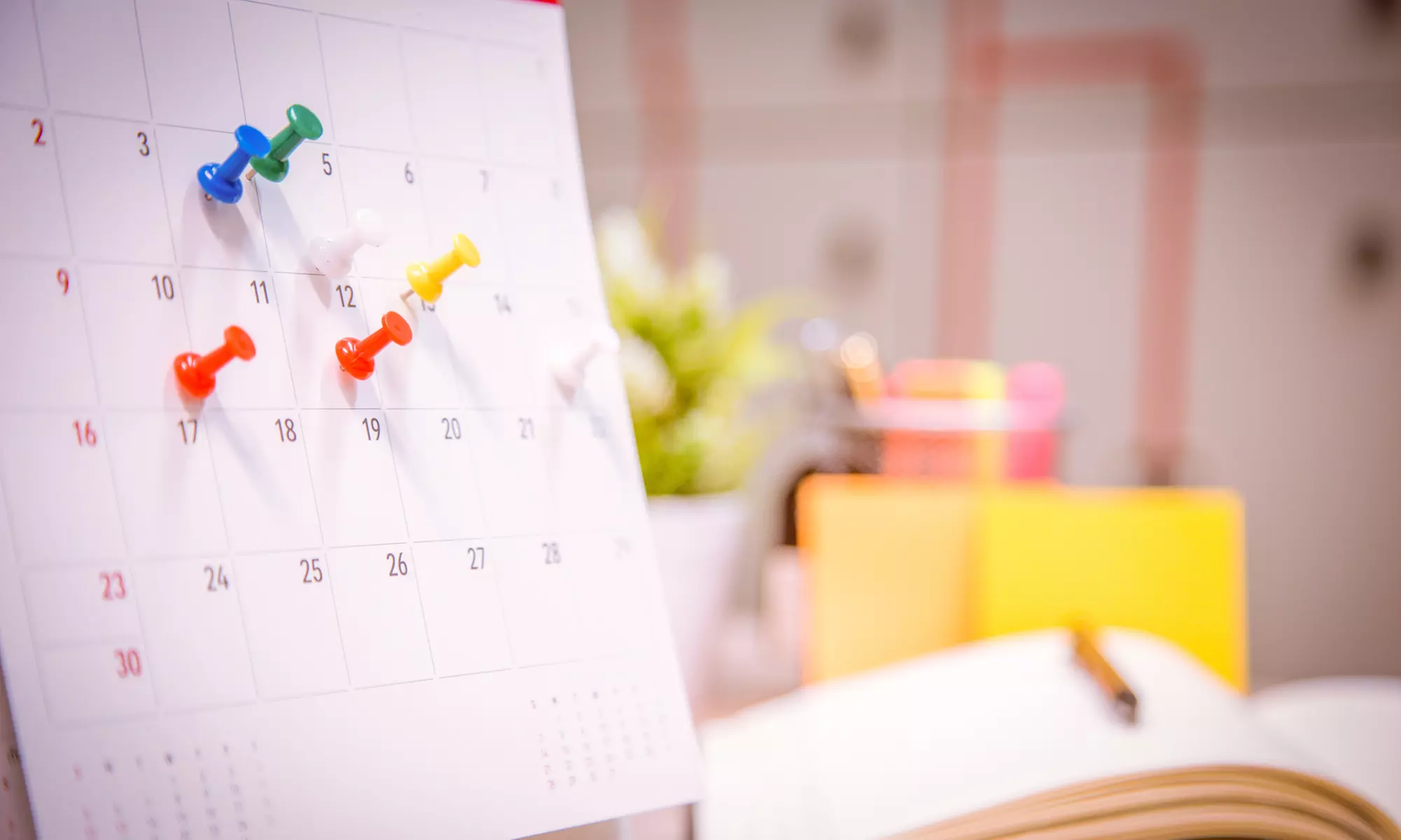 Custom Photo Wall Calendars: Choose A4 or A3 Sizes of One, Two, Five, or Ten with Top Binding (Up to 78% Off) - Primary Image