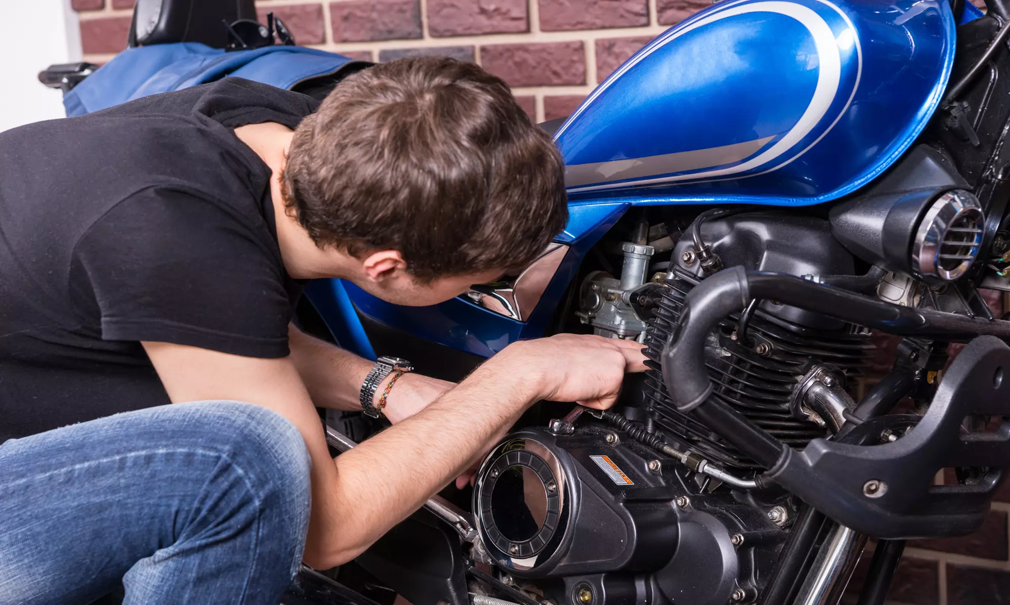 End of Season Winterization Tune-Up for Motorcycle or Scooter at Rising Sun Motorcycles (Up to 50% Off) - Primary Image