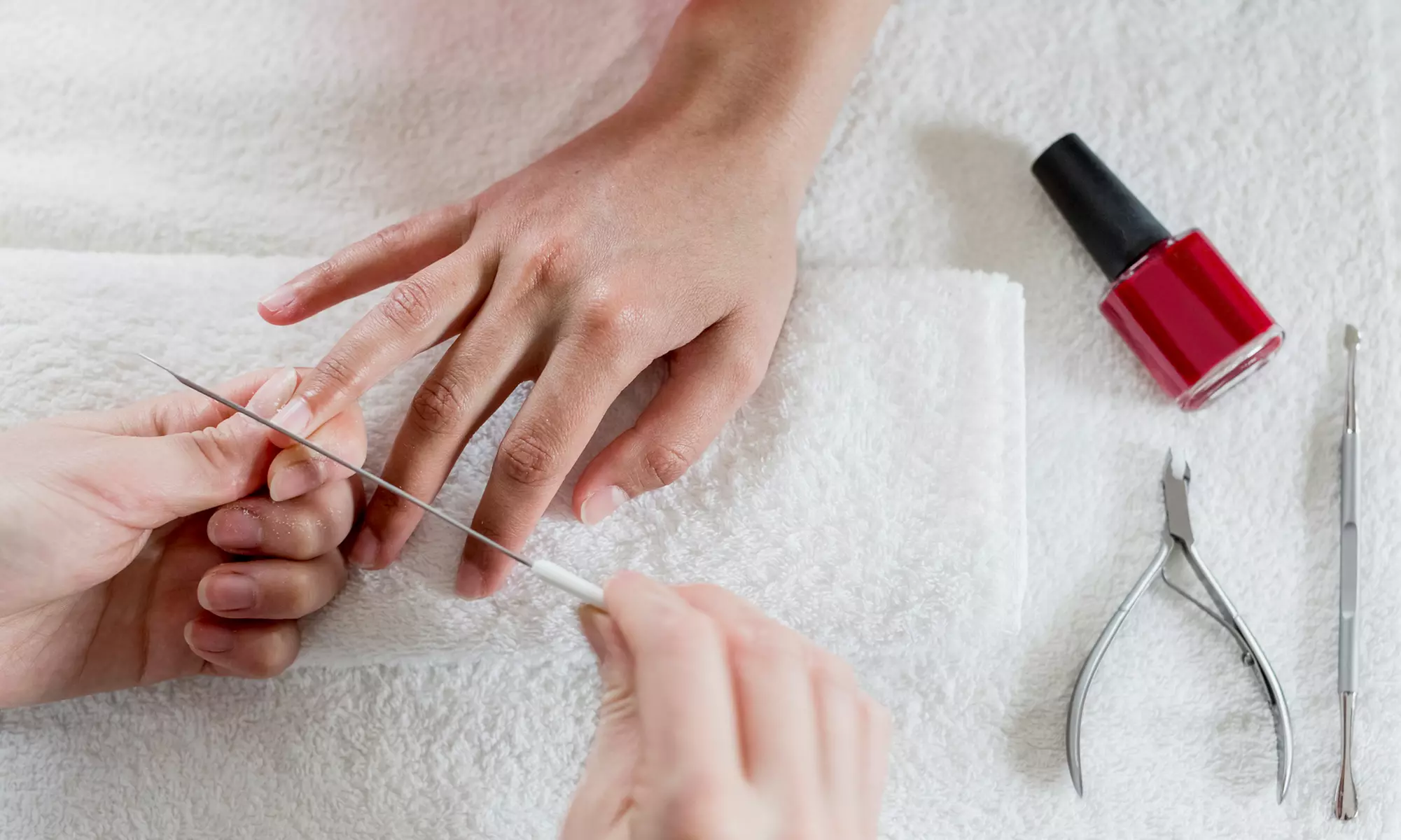 Manicure and Pedicure Services at Em Hotep Nail Spa (Up to 26% Off). Three Options Available. - Primary Image