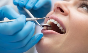 Dental checkup with cleaning, X-ray and whitening options