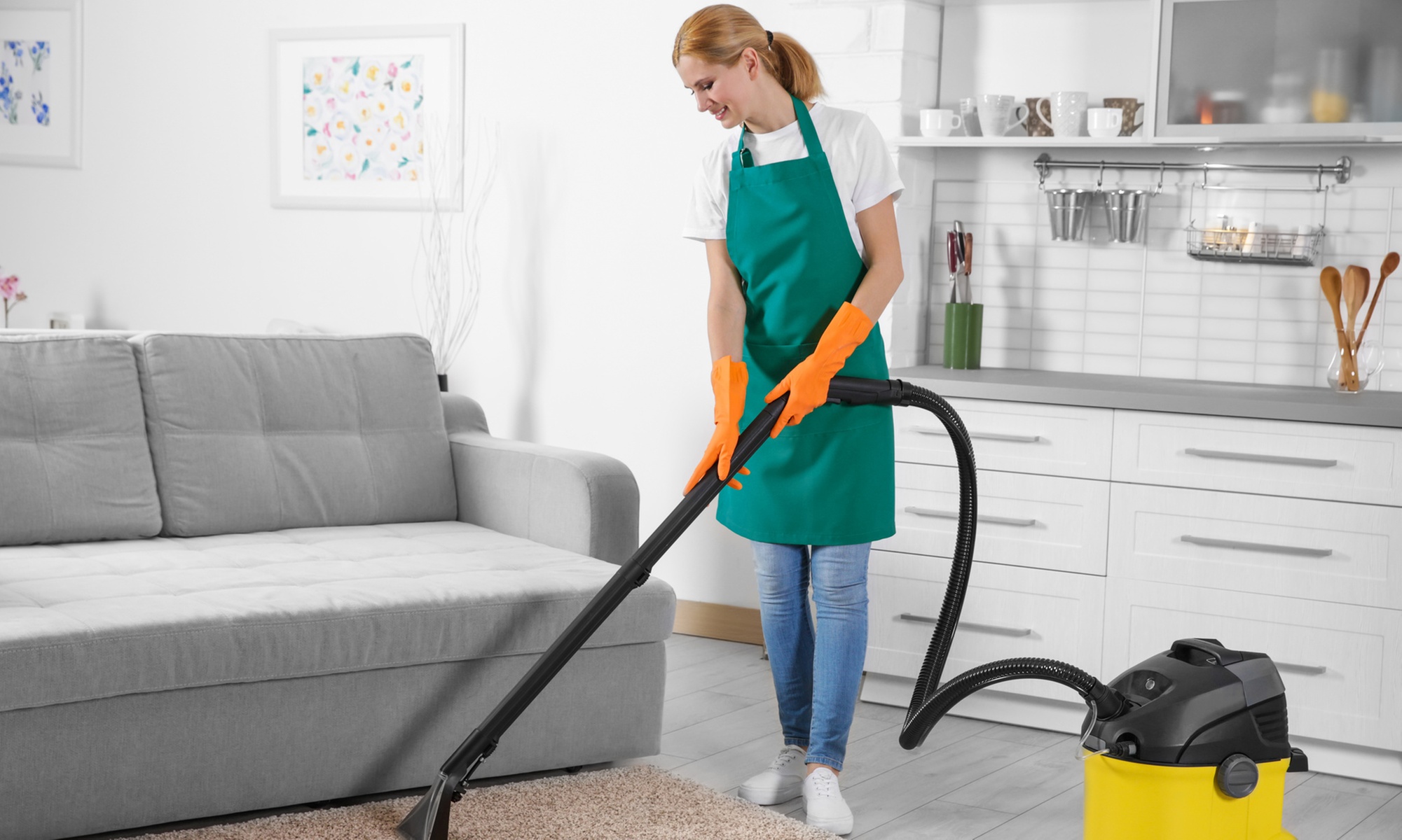Deep Clean Your Space w/ Two, Four, or Six Man-Hours of House Cleaning