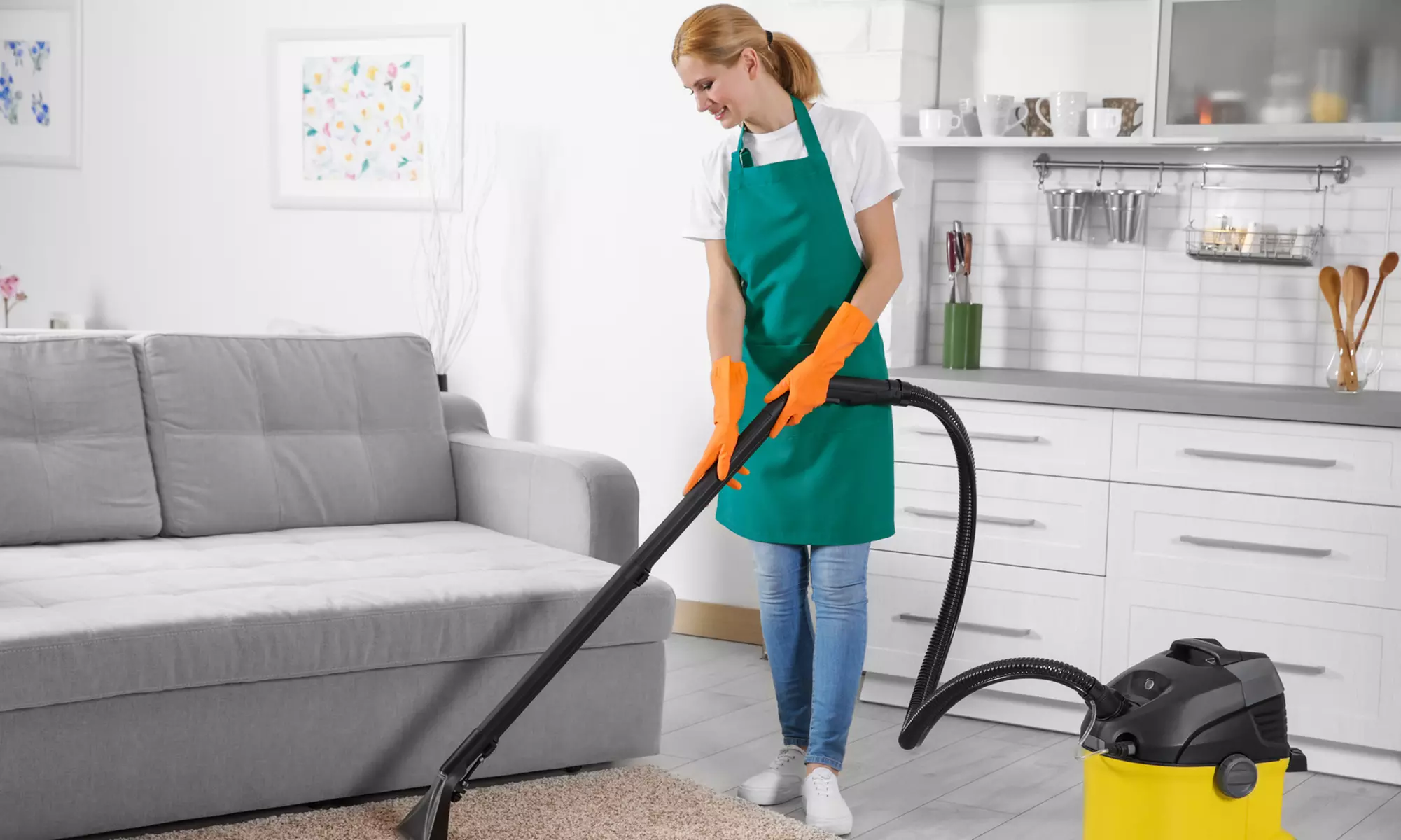Schliks Home & Commercial Cleaning Services Offers Two, Four, or Six Man-Hours of House Cleaning (Up to 30% Off) - Primary Image