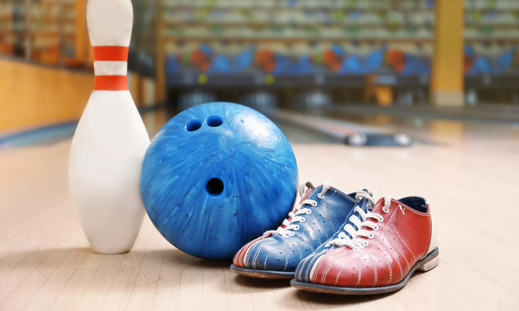 Two Games of Bowling with Shoe Rental for Two, Four, or Six at Coram Country Lanes (Up to 49% Off) - Primary Image