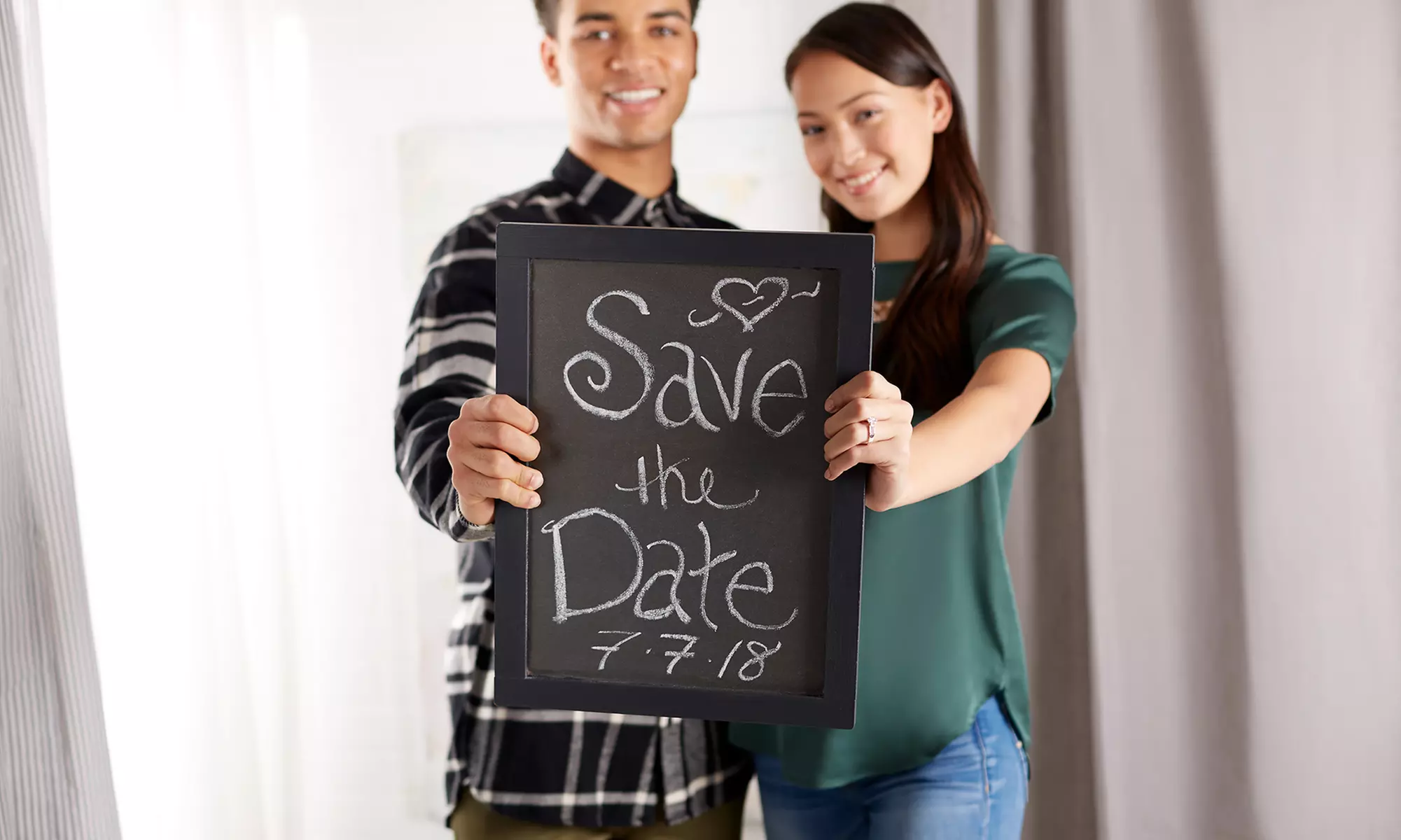 Ninety-Minute Engagement Photo Shoot or Six-Hour Wedding Package from Galilee Photography (Up to 56% Off) - Primary Image