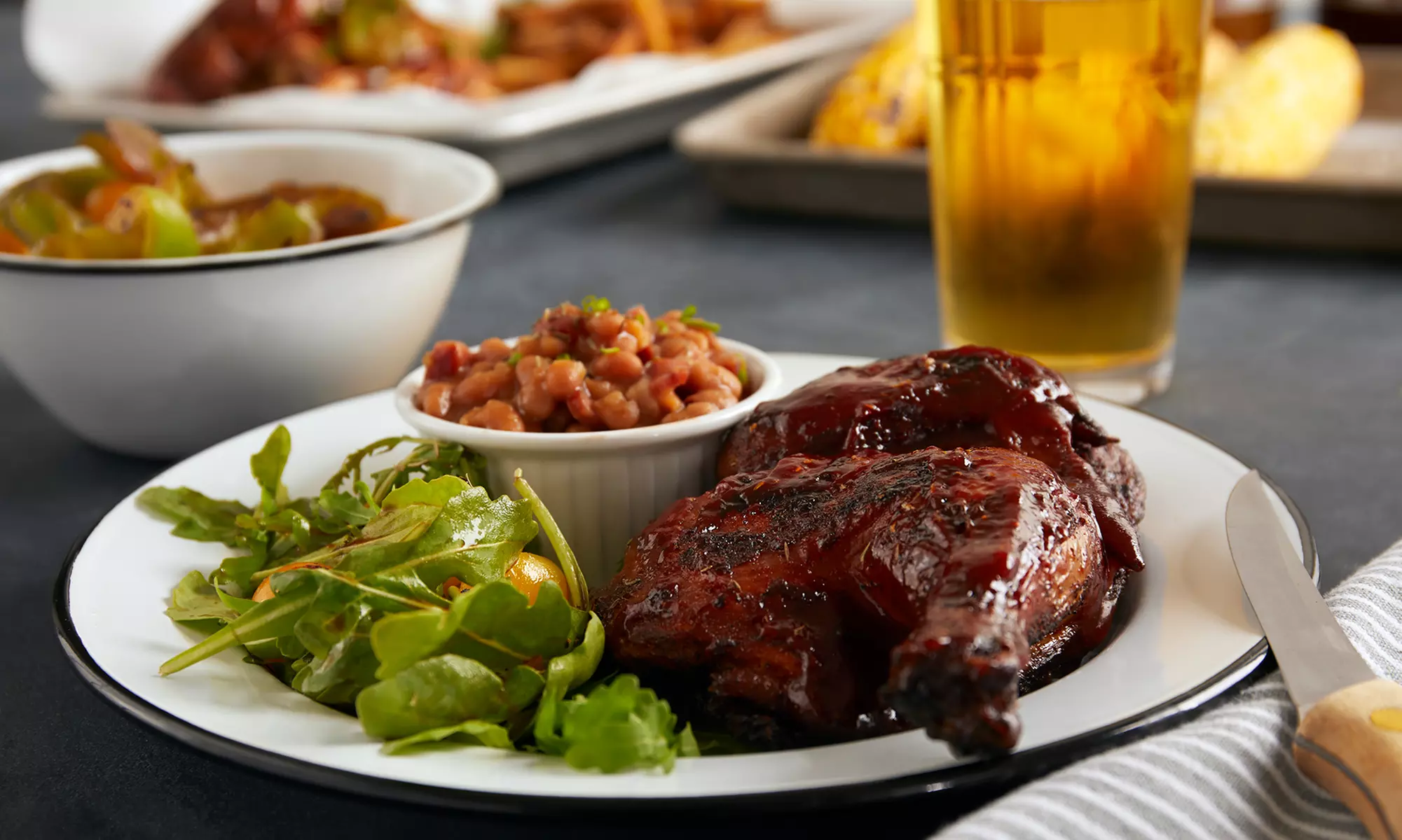 Savor w/ Pepper Chicken with Fried Garlic or Blackbeard's Crunchy Pork Belly w/ Beer/Wine for 2 (Up to 45%Off) - Primary Image