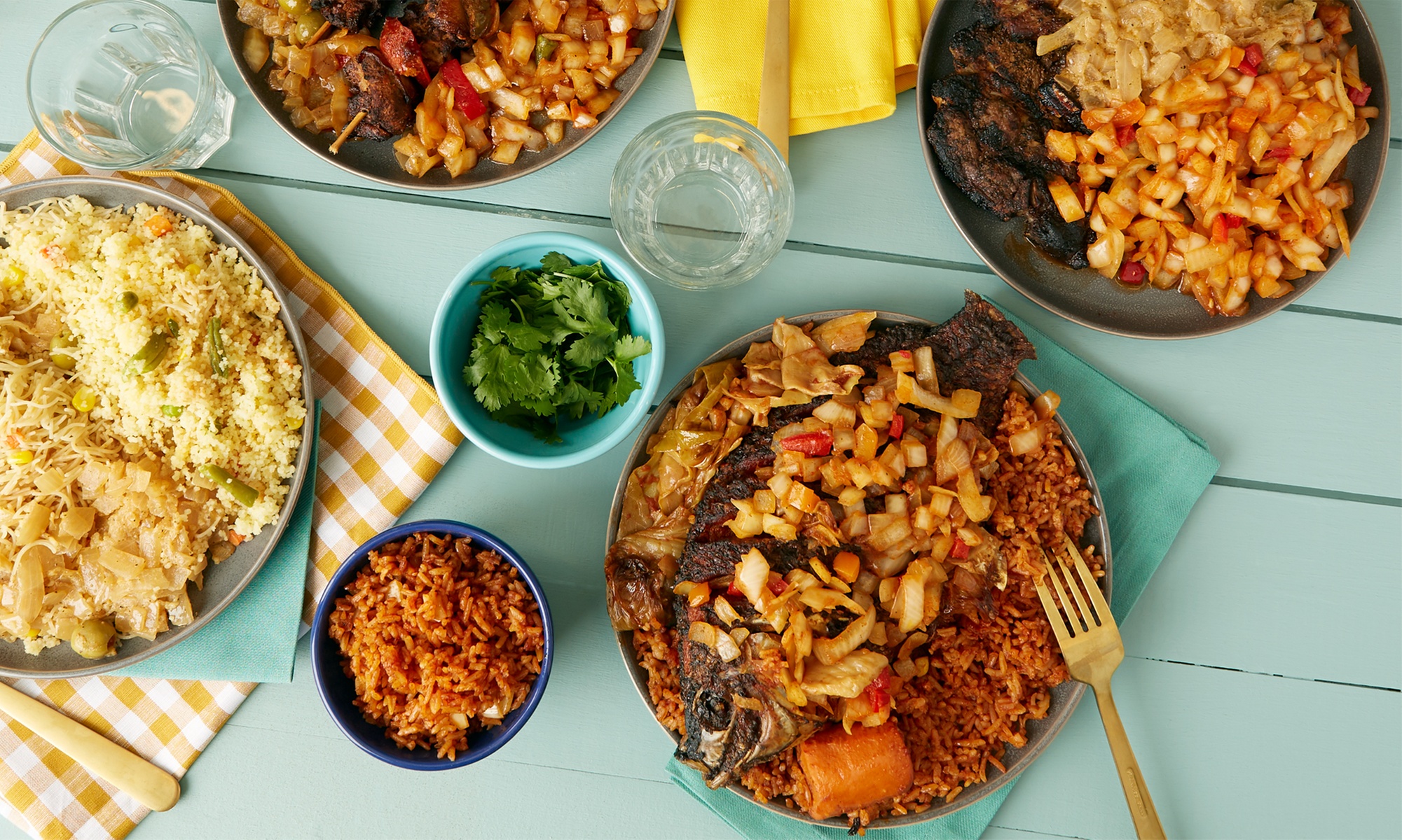 Kongolesisches Fleischgericht nach Wahl für 1 oder 2 Personen