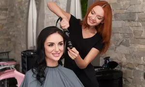 Relish Expert Hair Care at LUX Ladies Salon with Discounts Up to 72% Off