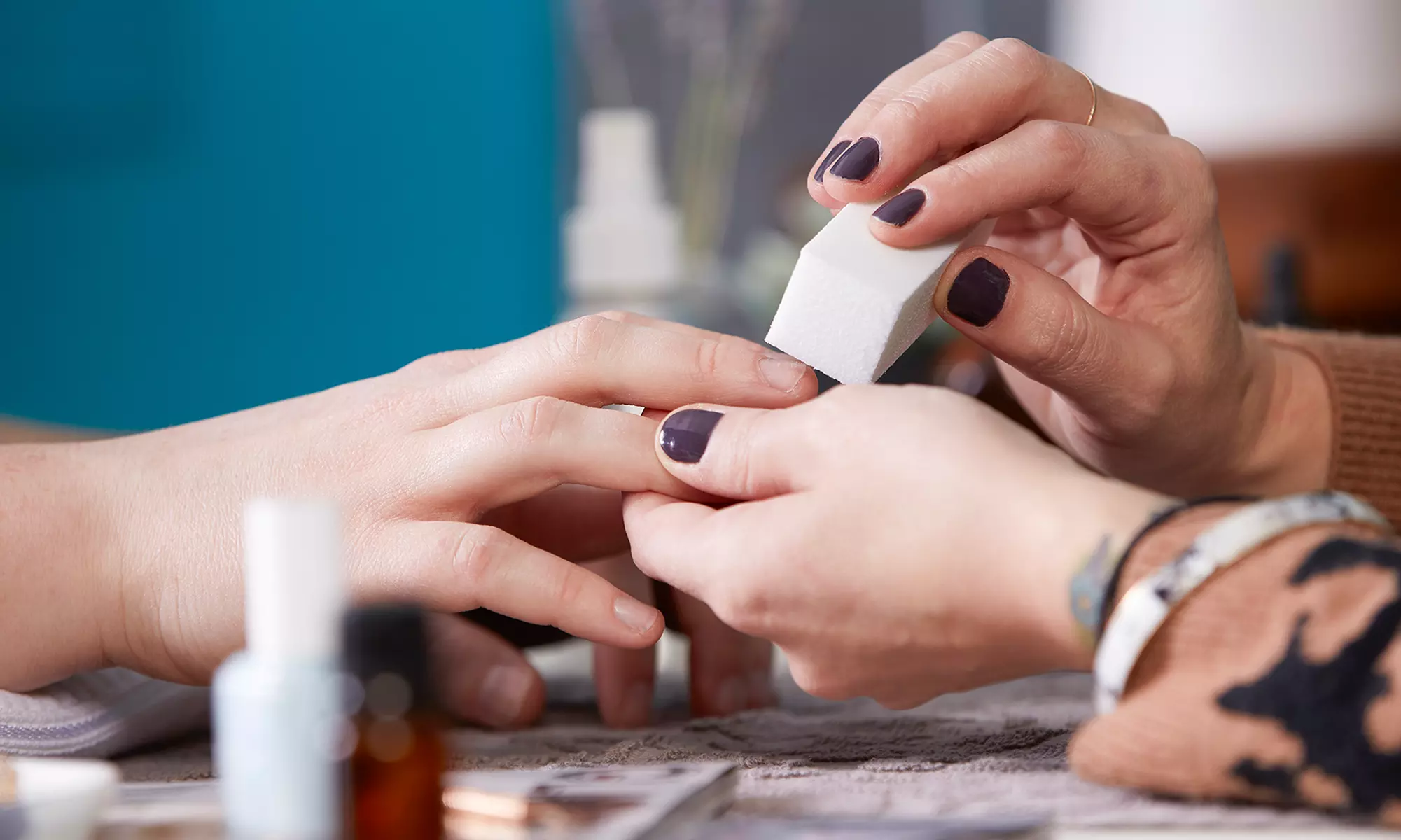 One Manicure or One Pedicure or Both (Includes Deep Cuticle Cleansing and Gel Polish) ( Up to 37% Off ) - Primary Image