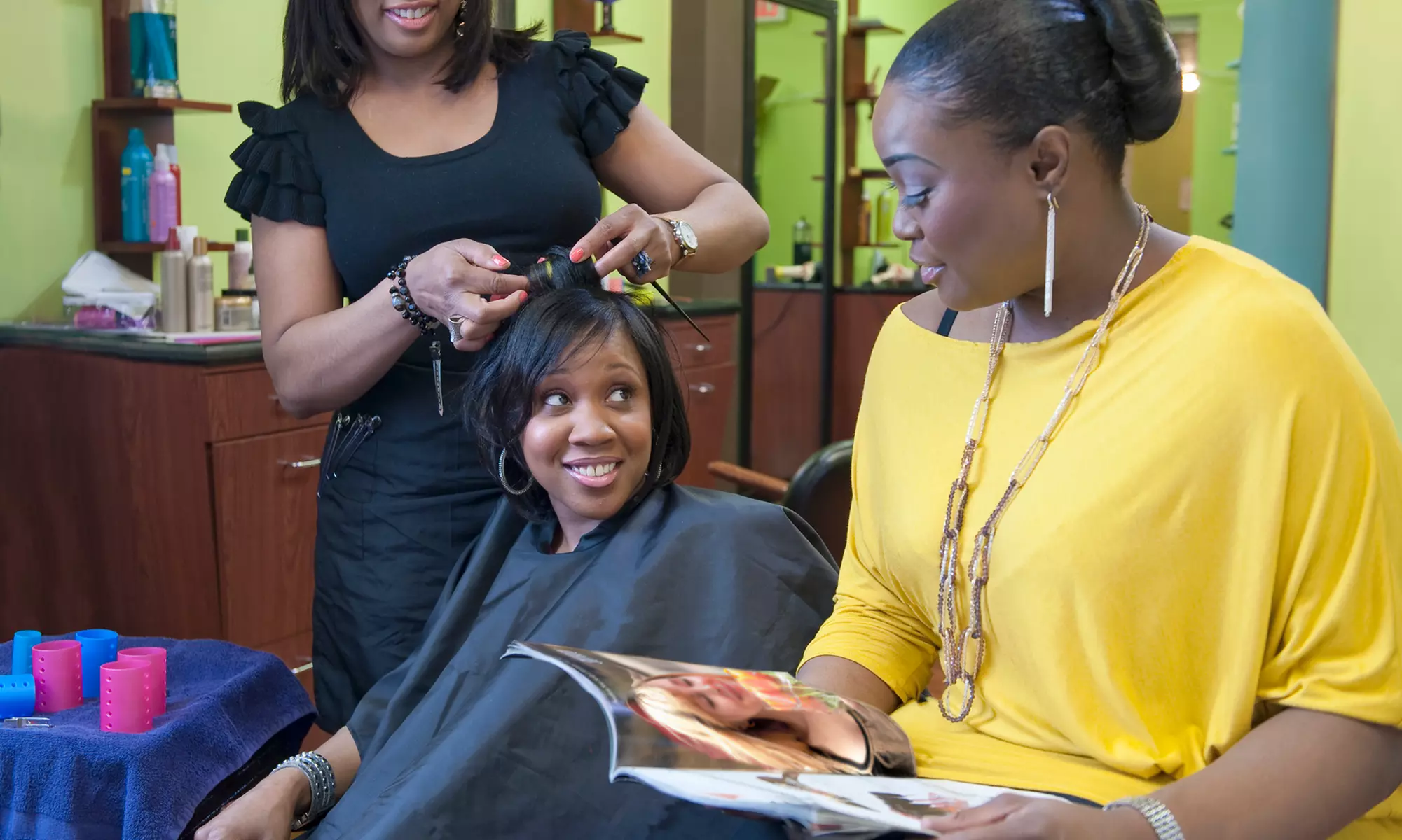 Enhance Your Look: Curly Cut and Steam Treatment, Head Spa or More