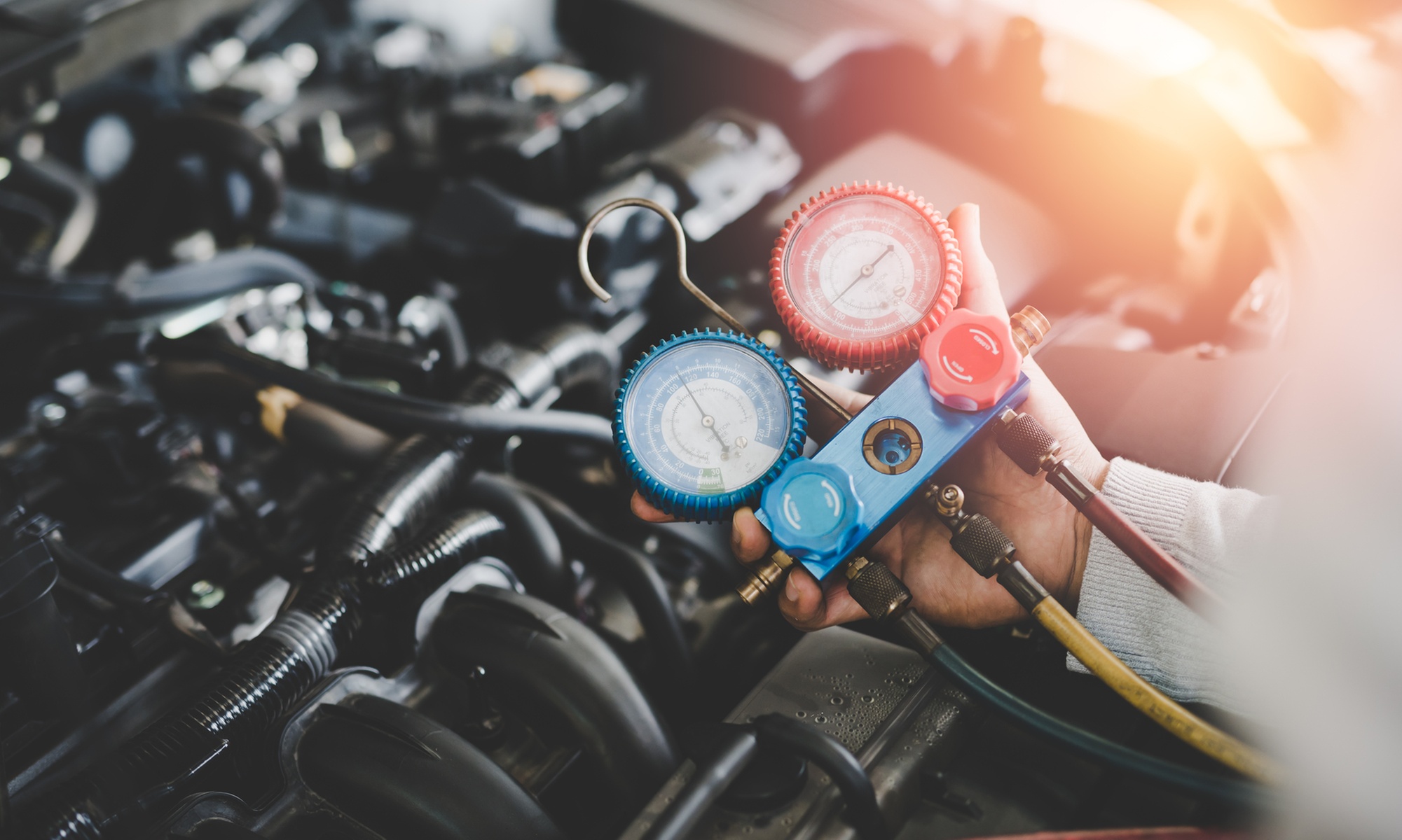 Beat the Heat: A/C Evacuation & Recharge Service 