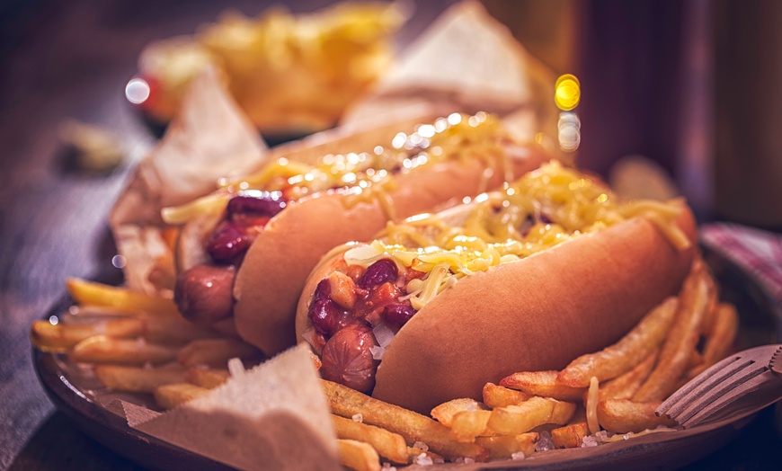 Image 4: Hotdog with Fries and Craft Beers For One or Two!