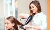 Up to 52% Off A Haircut, Blowout & Styling w/ Optional Custom Hair Color or Partial Highlights @Scarlett LLC