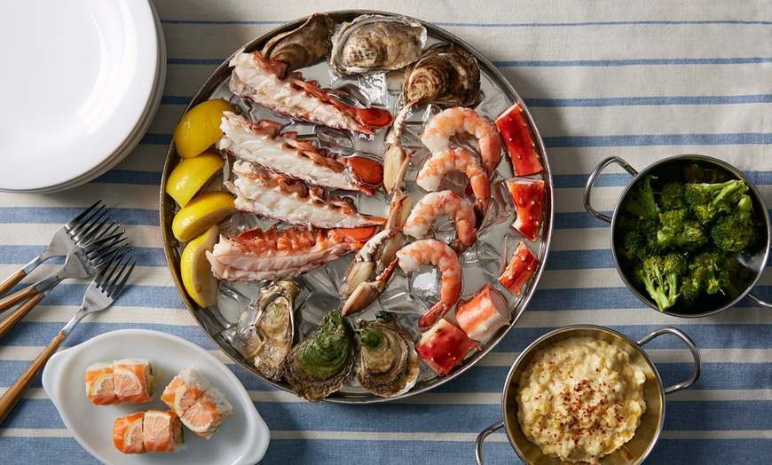 Image 1: Hot & Cold Seafood Platter