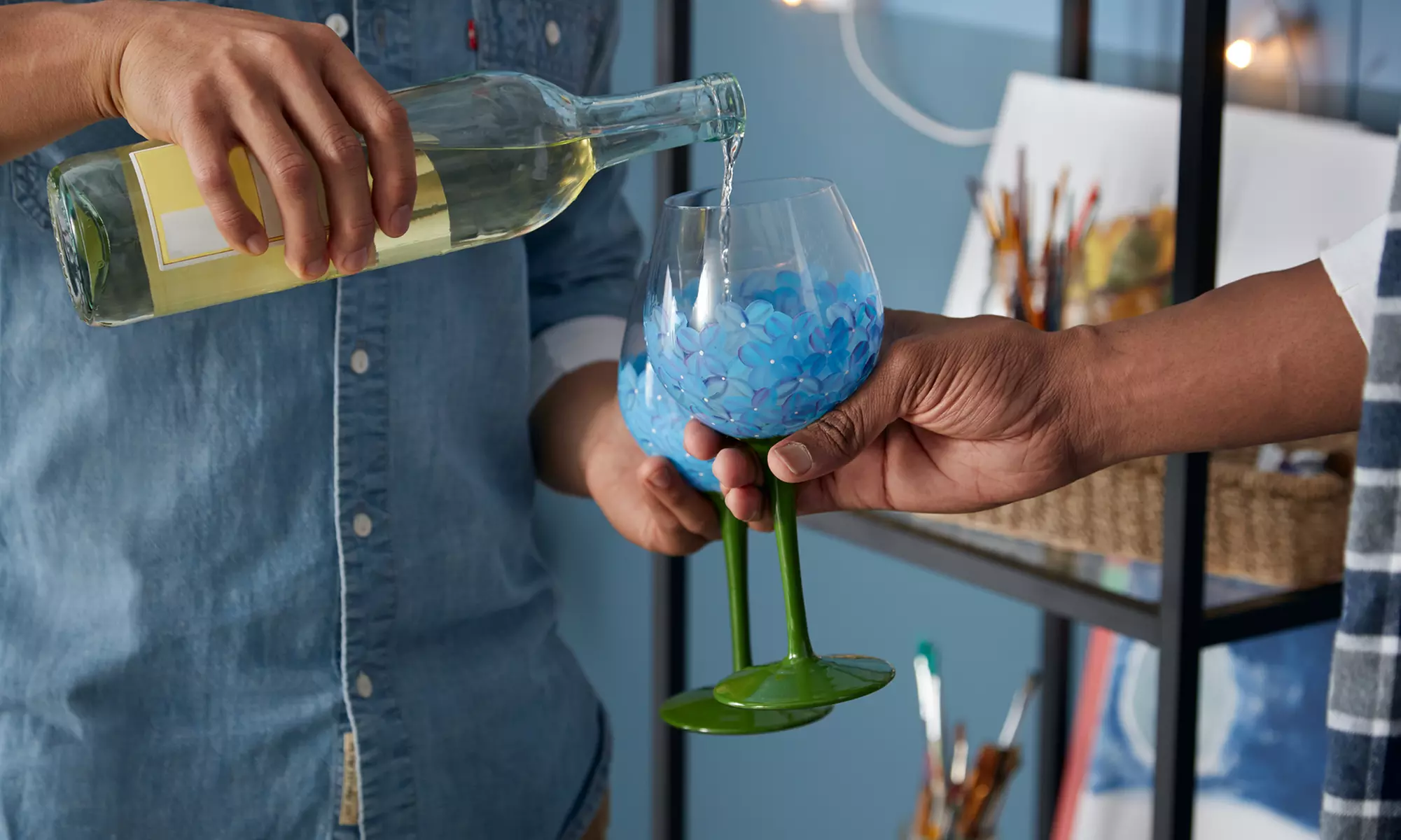 Awaken Your Inner Artist with a BYOB Paint & Sip Session Featuring Smooth Jazz I Sun 21 Dec - Primary Image