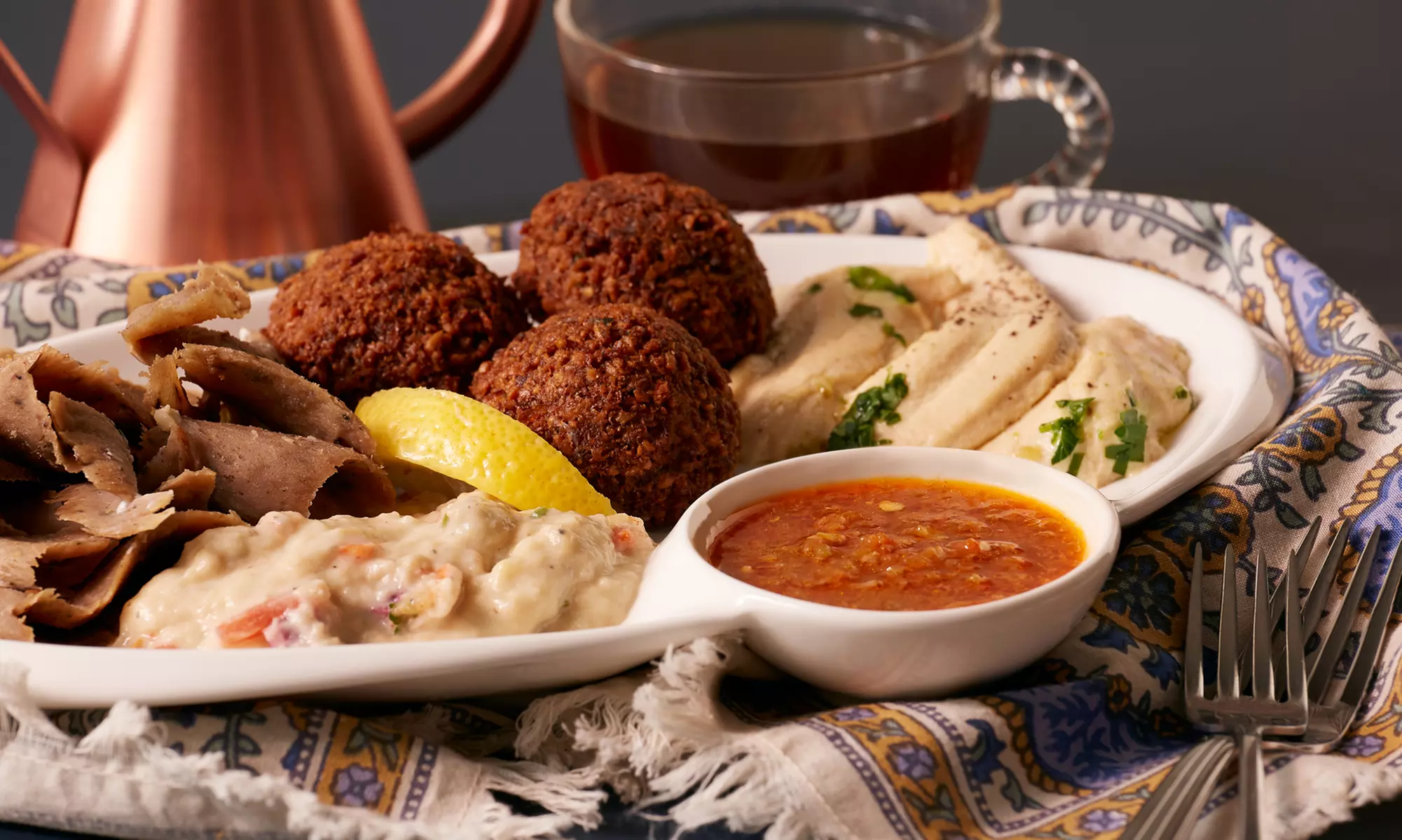 Food and Drinks at Falafel Time (Up to 50% Off). Two Options Available. - Primary Image